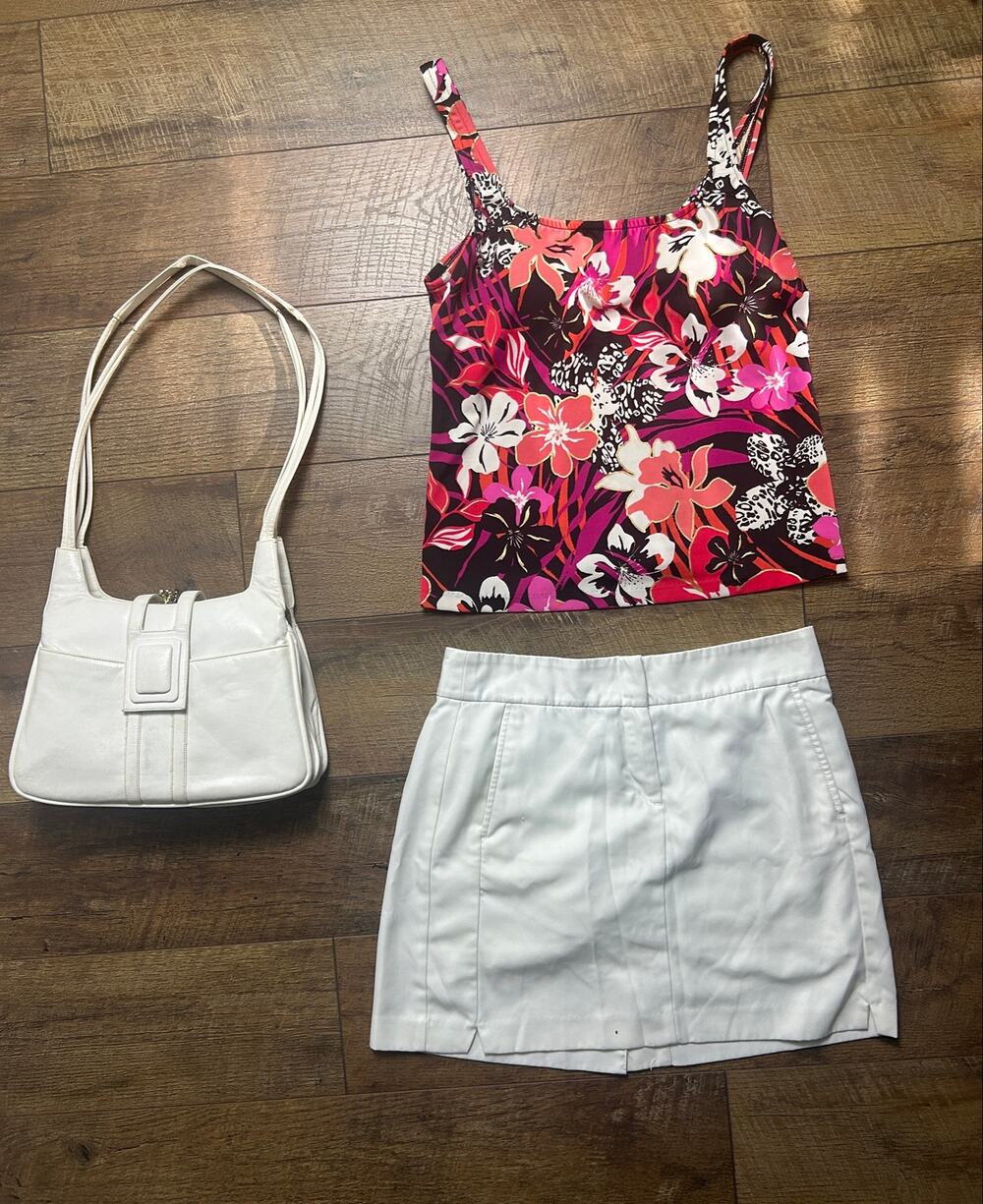 Coconut girl travel bundle with old money Italian leather bag w/ vacation outfit